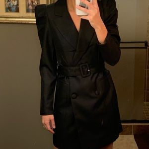 NWT Black Blazer Dress